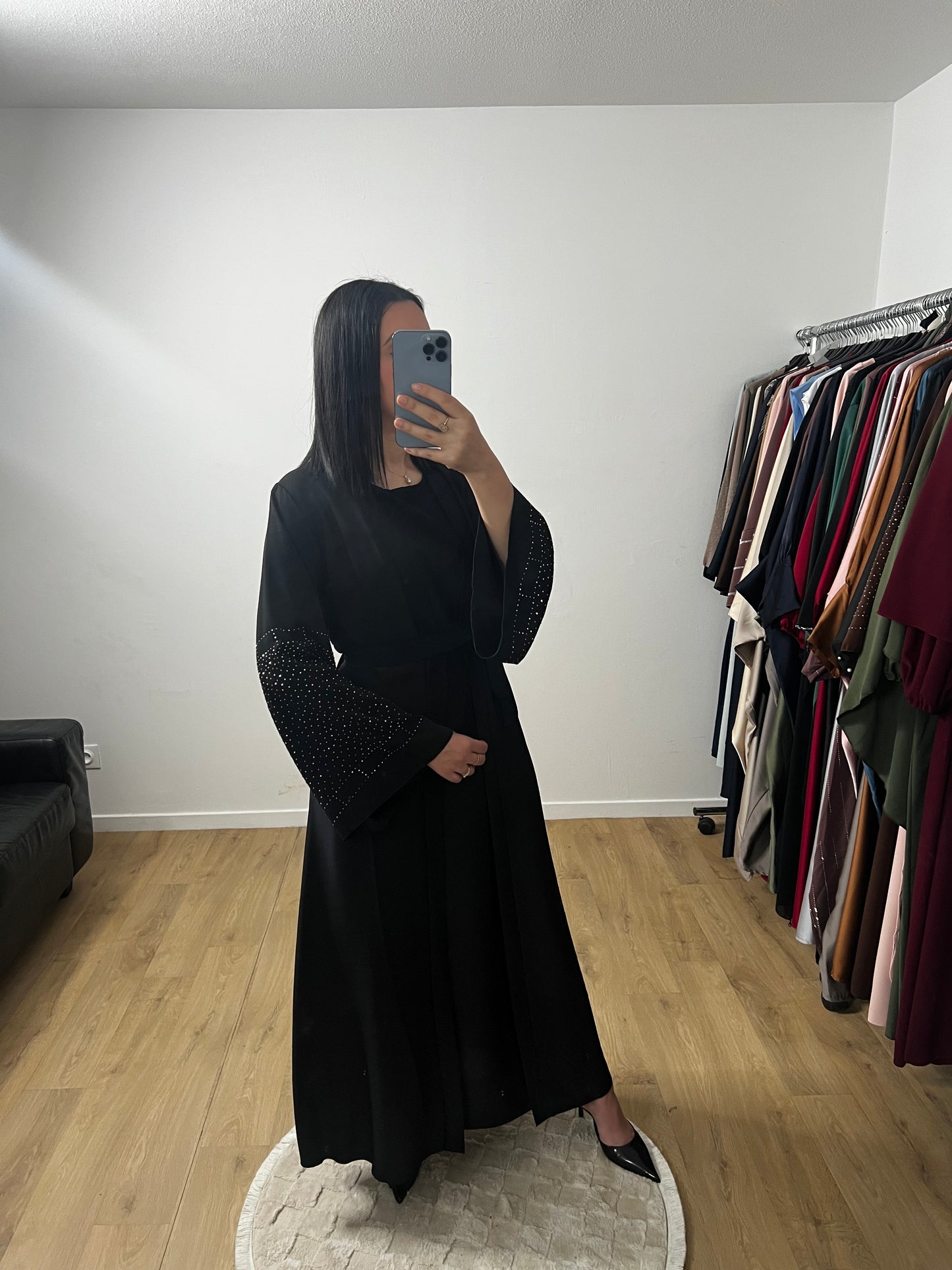 Ensemble Deux Pièces Robe et Kimono En Soie de Médine