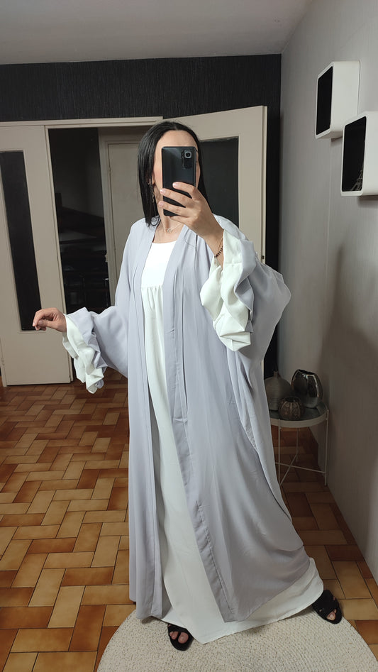 Kimono Long, Cardigan, Matière Fluide En Soie