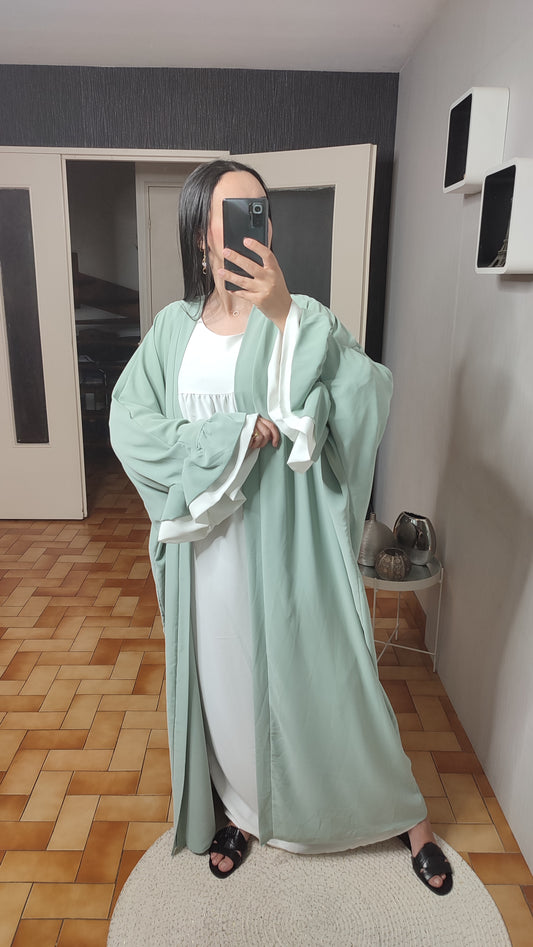 Kimono Long, Cardigan, Matière Fluide En Soie