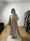 Robe En Satin Longue Manches Evasés