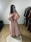Ensemble Deux Pièces Robe et Kimono En Soie de Médine