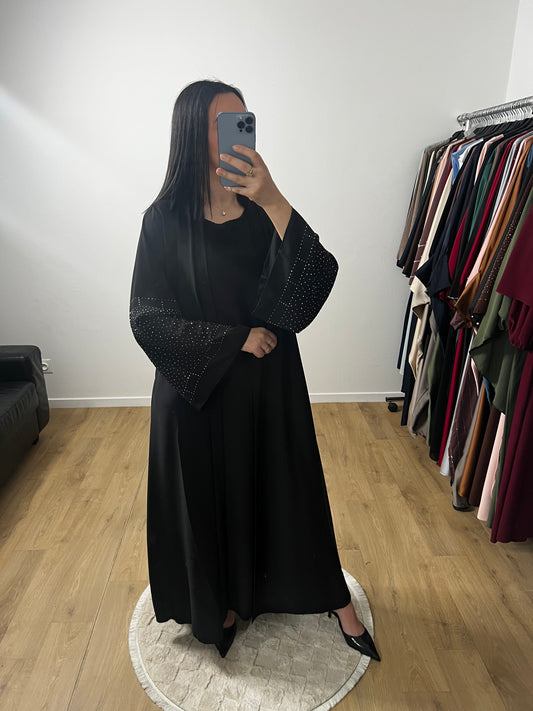 Ensemble Deux Pièces Robe et Kimono En Soie de Médine
