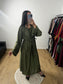 Ensemble Deux Pièces Robe et Kimono En Satin