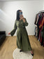 Ensemble Deux Pièces Robe et Kimono En Satin