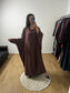 Deux Pièces Robe et Kimono "Chauve Souris" En Satin