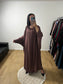 Deux Pièces Robe et Kimono "Chauve Souris" En Satin