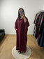 Deux Pièces Robe et Kimono "Chauve Souris" En Satin